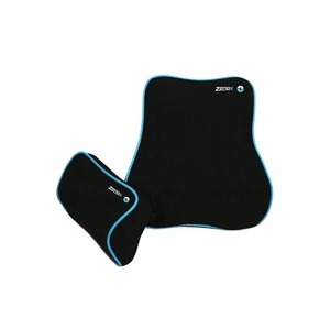 新品『Zenox』腰クッション 青 記憶枕 低反発 ゲーミングチェア用 腰枕 ランバーサポート オフィス 椅子用クッション 背中クッション