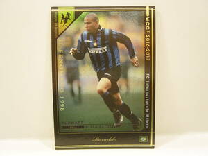 Panini WCCF 2016-2017 HOLE ロナウド　インテル RONALDO Luis Nazario 1976 Brazil　FC Inter Milano 1997-2002 History Of Legends