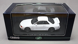 EBBRO エブロ 1/43【43760】NISSAN SKYLINE GT-R（R32）WHITE