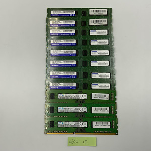 [ディスクトップPC用]Adata等メーカー混在 8G 合計11枚セット メモリ メモリーPC3L-12800U 低電圧1.35V 通常1.5V両方対応 DDR3 25