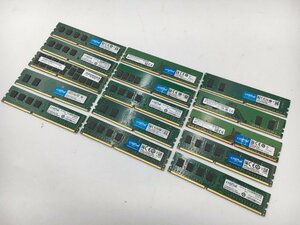 ♪▲【Micron Crucial マイクロン クルーシャル】デスクトップ用 メモリ 8GB 部品取り 15点セット まとめ売り 0429 13