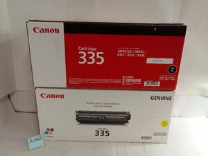 CANON　純正　カ－トリッジ　CRG-335BLK/335YEL　2台セット【No A1268】　