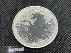 31.1グラム 2022年 (新品) セントヘレナ「ペガサス」純銀 1オンス 銀貨