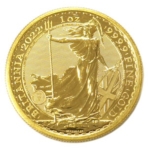 【中古A/美品】 ブリタニアコイン 純金コイン 1オンス ランダムイヤー ロイヤルミント イギリス王立造幣局 金貨 硬貨 貨幣 K24-1oz-bri-a