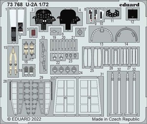 エデュアルド(73768) 1/72 U-2A用エッチングパーツ(ホビーボス2022年3月発売用)