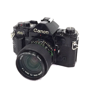 1円 CANON A-1 FD 28mm 1:2 一眼レフ フィルムカメラ マニュアルフォーカス L091845
