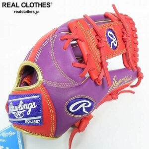 【未使用】RAWLINGS/ローリングス ハイパーテックカラーシンク 軟式 内野手用 グローブ GR3HTCN62 /080