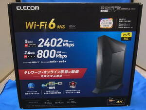 ELECOM Wi-Fi 6(11ax) 2402+800Mbps Wi-Fi ギガビットルーター WRC-X3200GST3-B