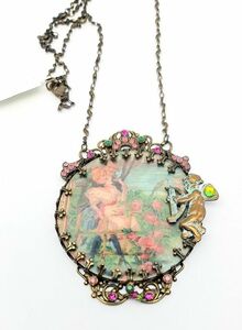 ミハエルネグリンのネックレス②　Michal Negrin 未使用　コスチュームジュエリー　ペンダント