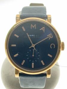 MARC BY MARC JACOBS◆腕時計/アナログ/レザー/BLK/BLK/mbm1329