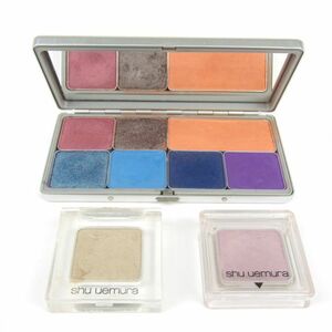 シュウウエムラ プレスドアイシャドウ等 3点セット まとめて コスメ 難有 レディース shu uemura