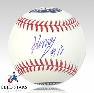 【CS】岩隈 久志 MLB ルーキー年 直筆 サイン 2012年 日本OPシリーズ 記念公式 ボール MLB公式ホログラム 新品UVケース付き シードスターズ