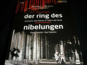 ブルーレイ ワーグナー ニーベルングの指環 全曲 バレンボイム スカラ座 ステンメ カシアス ミラノ Wagner ring Barenboim Scala 4BD