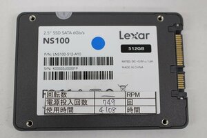 Lexar NS100 512GB 2.5 SSD SATA 動作品☆