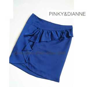 PINKY&DIANNE ピンキー＆ダイアン スカート 36 ミニスカート タイトスカート レディース ボトム ブルー