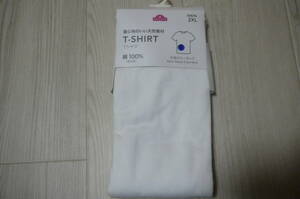 ●イオントップバリュー半袖Tシャツ(2XL)白　綿100％天然素材