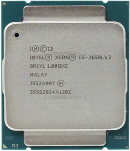 2個セット Intel Xeon E5-2650L v3 SR1Y1 12C 1.8GHz 30MB 65W LGA2011-3 DDR4-2133