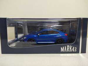 MARK43 スバル S207 NBR チャレンジパッケージ WRX STI WRブルーパール ミニカー 1/43 