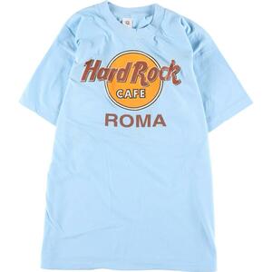 古着 HARD ROCK CAFE ハードロックカフェ ROMA 両面プリント アドバタイジングTシャツ イタリア製 レディースM /eaa316063