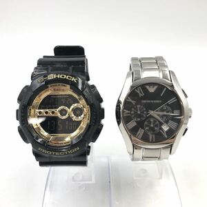 4.26KA-Y292★腕時計2点★CASIO G-SHOCK/カシオ ジーショック/エンポリオアルマーニ/EMPORIO ARMANI/ウォッチ/watch/DB0 DD0