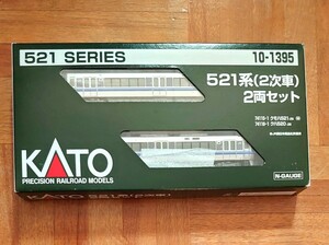 【室内灯組み込み】 KATO 10-1395　JR西日本 521系 （ 2次車 ）2両セット カトー