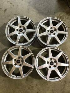 TECMAG ボルボVOLVO社外アルミホイール 17×7J+50 108-5H 中古品4本