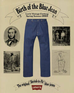 1873 XX Waist Overalls “First Blue Jean” W34 Levi