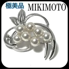 ✨【極美品】✨箱付き✨ MIKIMOTO ミキモト 7珠ブローチ パール お洒落