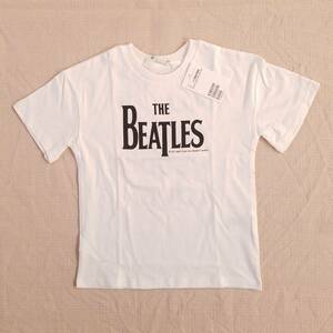 魅惑のバンドT特集! 新品『H&M(エイチアンドエム) × THE BEATLES(ザ・ビートルズ)』キッズ半袖Tシャツ 2021年コピーライト 白 100/105