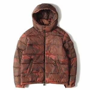 MONCLER モンクレール ダウン ジャケット サイズ:2 迷彩柄 フード付き ナイロン ダウンジャケット MAYA マヤ カモフラージュ アウター