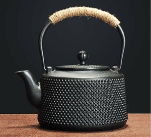 ★提梁鉄瓶★老鉄瓶コーティングなしお茶セット 手作りやかんを沸かす★お茶を入れる 鉄器◆茶道具