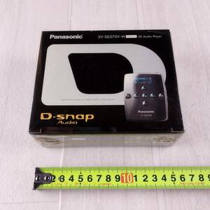 3E1 未開封 Panasonic パナソニック D-snap Audio SV-SD570V-W ホワイト SDオーディオプレーヤー