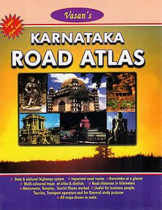 地図 Karnataka Road Atlas インド 旅行 観光 ガイドブック マップ 時刻表 本 印刷物 ステッカー ポストカード