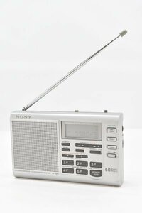 SONY ソニー ICF-SW35 FM SW MW LW ポータブル ラジオ 動作品 PLLシンセサイザーレシーバー 防災 キャンプ ワイドFM 短波 Hb-394S