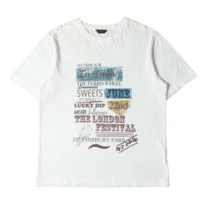 Paul Smith ポールスミス Tシャツ サイズ:XL ロゴ グラフィック 半袖 Tシャツ 184320 299Z COLLECTION ホワイト 白 トップス ブランド