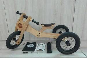 TRYBIKE ウッド 4-IN-1 三輪車 乗用玩具 木製 トライバイク