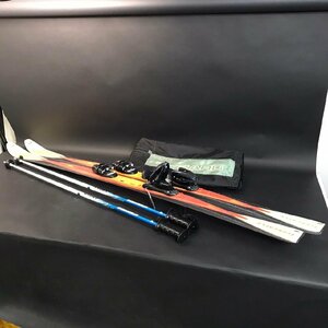 FG0609-55-3-4 TYROLIA SL100 freecarve by blizzard スポーツ スキーボード オレンジ×ブラック 全長180cm(板) 122cm(ストック) 240サイズ