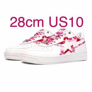 A BATHING APE BAPE STA スニーカー 靴 ABC CAMO 28 cm US 10 PINK 