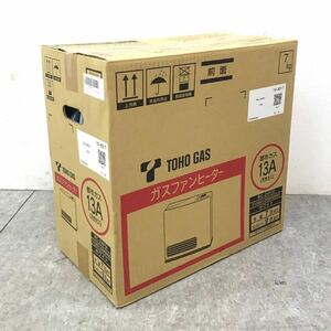 ★未使用品 TOHO GAS ガスファンヒーター RC-24FSI 都市ガス 2018年製 13A 7〜9畳 リンナイ ホワイト Rinnai 説明書 外箱 保管 ★y24031901