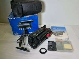 SONY ビデオカメラレコーダー CCD-TR55 　取説、付属品付き　通電未確認【ジャンク】