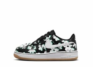 Nike GS Air Force 1 LV8 "Black/Spring Green/Gum Light Brown/White" 20.5cm DZ2663-001