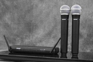 F☆SHURE SVX Dual Wireless Microphone System ☆現状品☆