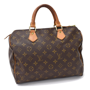 1円 ◎定価13万 美品 LOUIS VUITTON ルイヴィトン ハンドバッグ スピーディ30 M41526 モノグラム ブラウン◎〇L.Cler.oN-39☆