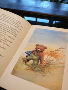 フランス　アンティーク　可愛い動物達　クマ　熊　Peluchon　可愛い絵がいっぱい　絵本　本！