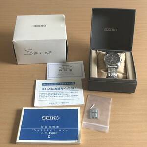 291-0775 SEIKO セイコー SPIRITスピリット　メンズ腕時計　金属ベルト　電波ソーラー　7B22-0BC0 動作確認済み