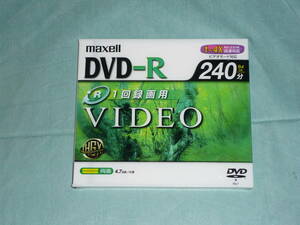 maxell 日立マクセル 日本製 録画用 DVD-R 240分 9.4GB 両面 4.7GB/片面