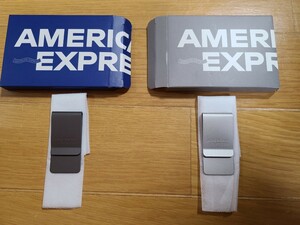 【未使用】 AMEX マネークリップ 2色 アメリカンエキスプレス 非売品
