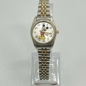 1円〜 4F Disney 腕時計 ディズニー MCK618 358 PC21 BATTERY377 ミッキーマウス QUARTZ腕時計 動作未確認 シルバー文字盤 コレクション