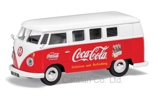 1/43 フォルクスワーゲン バス コカ・コーラ コカコーラ VW T1 red white Coca Cola 1960 Corgi 60サイズ