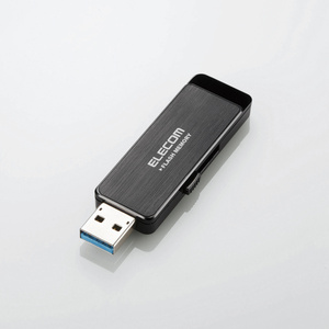 USB3.0対応USBメモリ 8GB 情報漏洩対策としてパスワードロック機能と共にハードウェアAES256bit暗号化機能を搭載: MF-ENU3A08GBK